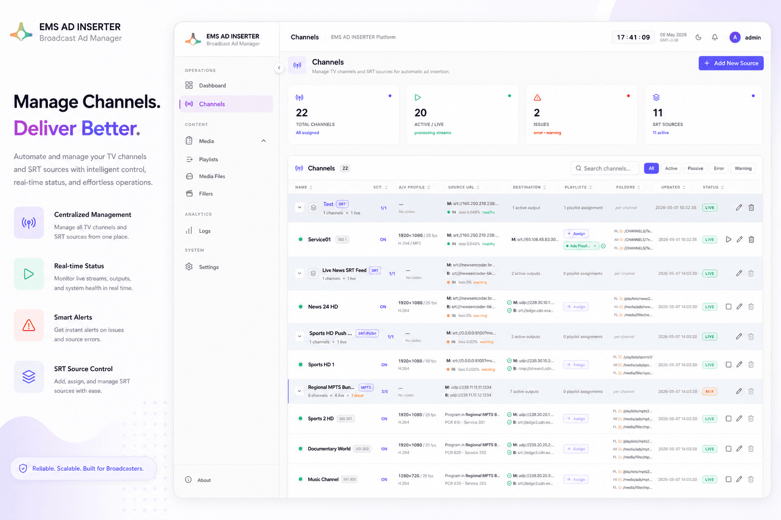 Channel manager